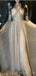 Mangas largas Sparkly Tul largo noche vestidos de fiesta, barato personalizado dulce 16 vestidos, 18568