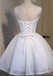 Vestidos de baile de bienvenida sexys de espalda abierta de encaje blanco, Vestidos de bienvenida baratos, CM281