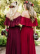 Sage Green Off Shoulder Chiffon Long Cheap Bridesmaid Dresses Online, WG614