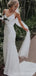 Correas espaguetis Vestidos de novia baratos y simples en línea, Vestidos de novia únicos baratos, WD601