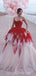 Sweetheart Ruffle Tulle Ball Gown vestidos de fiesta de larga duración, vestidos de fiesta de la noche, 12205