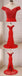 De hombro sirena del cordón rojo vivo vestidos de la fiesta de promoción de la tarde largos, 17558