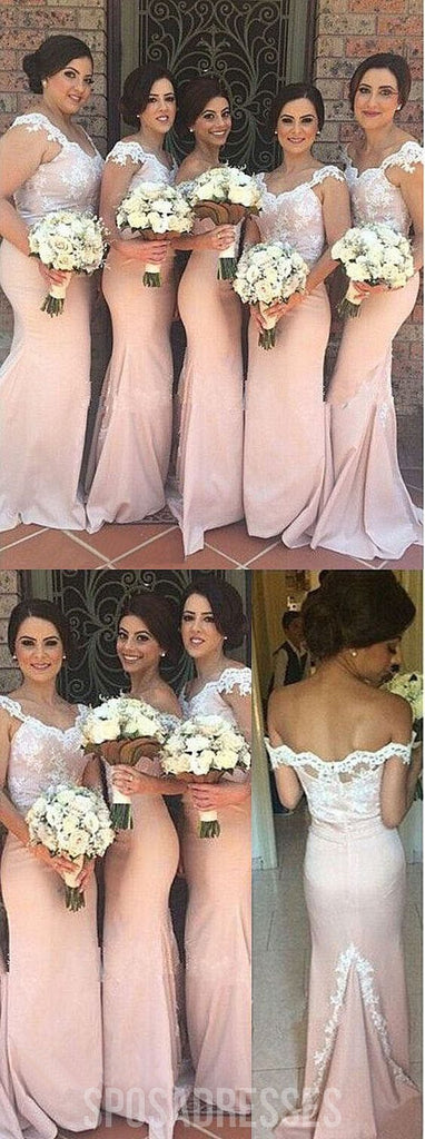 Encantador de sirena del cordón del hombro vestidos del invitado de boda largos en venta atractivos, WG24
