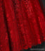 Rojo de Encaje Escote en V con Cuentas de Regreso a casa vestidos de fiesta, Vestidos Asequibles Corsé de nuevo de Fiesta Corto vestidos de fiesta, Vestidos Perfectos Vestidos de Regreso a casa, CM259