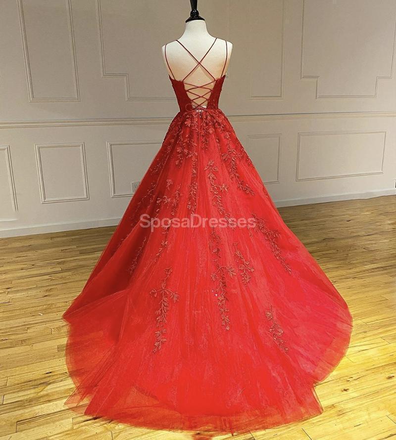 Vestido de baile rojo encaje con cuentas barato largo vestidos de fiesta de noche, vestidos de fiesta de la noche, 12303