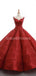 Rojo V Cuello Vistoso Camisón Vestido De Noche Vestidos De Graduación, Fiesta Vespertina De Fiesta De Graduación, 12264