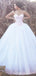 Simple Strapless Lace Beaded A line Cheap Wedding Dresses Online, WD429
