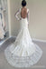 Long Sleeve Lace Backless Mermaid Wedding Dresses, Long Custom Wedding Gowns, Affordable Bridal Dresses, 17116