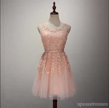 Sexy See Through Lace Homecoming Prom Dresses, Affordable Short Party Prom Dresses, Perfect Homecoming Dresses, CM232