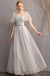 Light Grey Floor Length Mismatched Cheap Bridesmaid Dresses Online, WG545