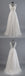Mejor Venta Vantage Espalda en V de Encaje de la parte Superior del Diseño Simple de la Boda Vestidos de Fiesta, WD0036