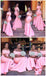 Vestidos de novia de sirena de color rosa Mermaid Pink barato en línea, WG525
