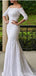 Half Sleeves Lace Mermaid Cheap Wedding Dresses, Cheap Wedding Gown, WD705