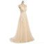 V cuello champán ver a través de vestidos de novia baratos en línea, vestidos de novia baratos, WD494