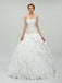 Sweetheart Ball Gown Organza Vestidos largos de novia en línea, vestidos de novia baratos, WD550