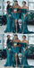 Robes de demoiselle d'honneur longues sirène rose pas cher simple en ligne, WG548