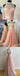 Rubor de 2018 cordón del cabestro rosado vestidos de la fiesta de promoción de la tarde de encargo largos adornados con cuentas, 17412