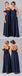 Diferentes estilos diferentes Gasa Azul marino Hasta el suelo Una línea Formal Vestidos de dama de honor baratos y atractivos, WG52