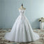 Vestidos de novia baratos de una línea de encaje barato en línea, vestidos de novia baratos, WD499