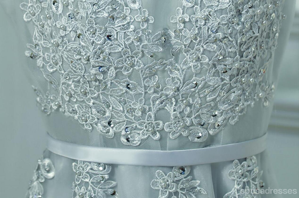 Lindo Encaje Gris Escote en v Corto Regreso a casa vestidos de fiesta, Vestidos Asequibles Corsé de nuevo de Fiesta Corto vestidos de fiesta, Vestidos Perfectos Vestidos de Regreso a casa, CM247