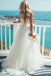 Espagueti del amor simples atan con correa vestidos nupciales de boda largos de encargo baratos, WD288