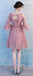 Dusty Pink Chiffon No coinciden Vestidos de dama de honor baratos y simples en línea, WG513