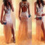 Vestidos de fiesta largos de fiesta de noche largos con cuentas de sirena con cuentas de rinestone sin espalda sexy, PD0117