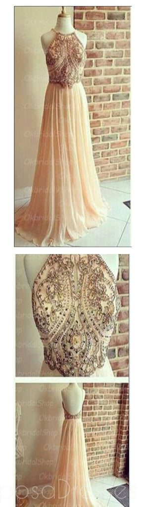 Vestidos de la fiesta de promoción sin espalda, alinee vestidos de la fiesta de promoción, vestidos de la fiesta de promoción de la gasa, vestidos de la fiesta de promoción populares, 0159 LIBRAS