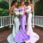 Vestidos de dama de honor con correas espaguetis, vestidos de baile de sirena, vestidos de baile populares, vestidos de baile sexy, vestidos de dama de honor personalizados, vestidos de bridesmiad de descuento, PD0036