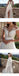 Vestido de fiesta de encaje blanco de una línea larga con apliques, vestido de fiesta de boda sexy con abertura lateral, WD0124