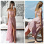 Dos Piezas Vestido de fiesta,Fuera del Hombro Vestido de fiesta,Lado Limo Vestido de fiesta,Sexy Vestido de fiesta, PD0050