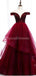 De color Rojo oscuro de los Hombros Fuera de la Colmena de Noche Largos vestidos de fiesta, Vestidos de Noche de Fiesta vestidos de fiesta, Vestidos 12217
