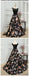 Negro de escote redondo Canesú de Encaje de Una línea de Noche Largos vestidos de fiesta, Vestidos 17647