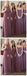 Polvo de color Púrpura que no coinciden Gasa Barato Vestidos de Dama de honor en Línea, WG268