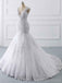 Vestidos de novia de encaje blanco mangas casquillo en línea, vestidos de novia baratos, WD511