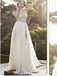 Vestidos de fiesta de gasa larga sin espalda de encaje sexy, vestidos de fiesta de escote lateral con cuello halter y abertura alta, PD0018