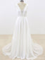 Elegantes vestidos de novia de playa, elegante y exclusivo en línea, WD374