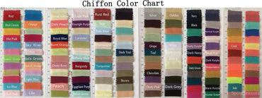 Chiffon Mismatched Different Styles Floor Length Cheap Bridesmaid Dresses, WG172