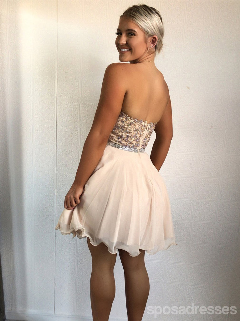 Sweetheart Lace Beaded Cheap Homecoming Dresses Online, CM720