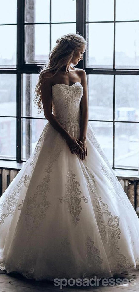 Querida Lace A-line Roupas baratas de Casamento Online, Cheap Bridal Dresses, WD638