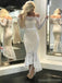 Fuera del hombro Vestidos de novia baratos de sirena de encaje vintage en línea, vestidos de novia de manga larga, WD431